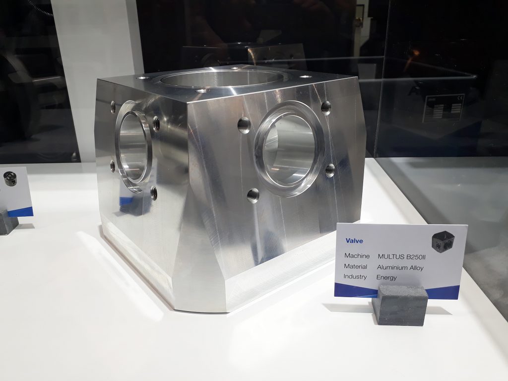 Piesă demo prelucrare pe strunguri CNC orizontale multifuncționale Okuma - Multus B250II Piesă demo prelucrare pe strunguri CNC orizontale multifuncționale Okuma - Multus B250II